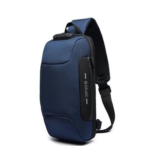Blue Men's Sling Bag